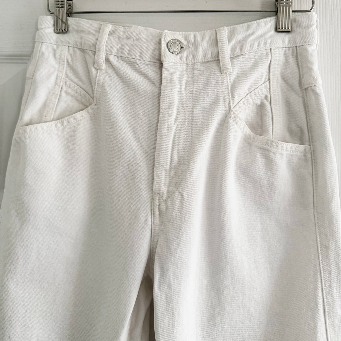 Isabel Marant "Nadege" Jeans in White, size 34