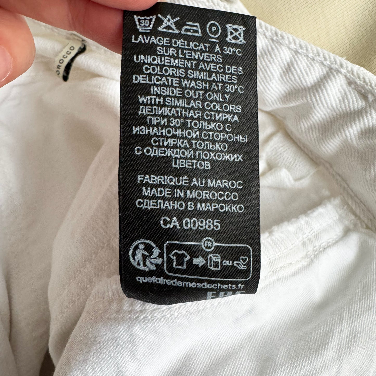 Isabel Marant "Nadege" Jeans in White, size 34
