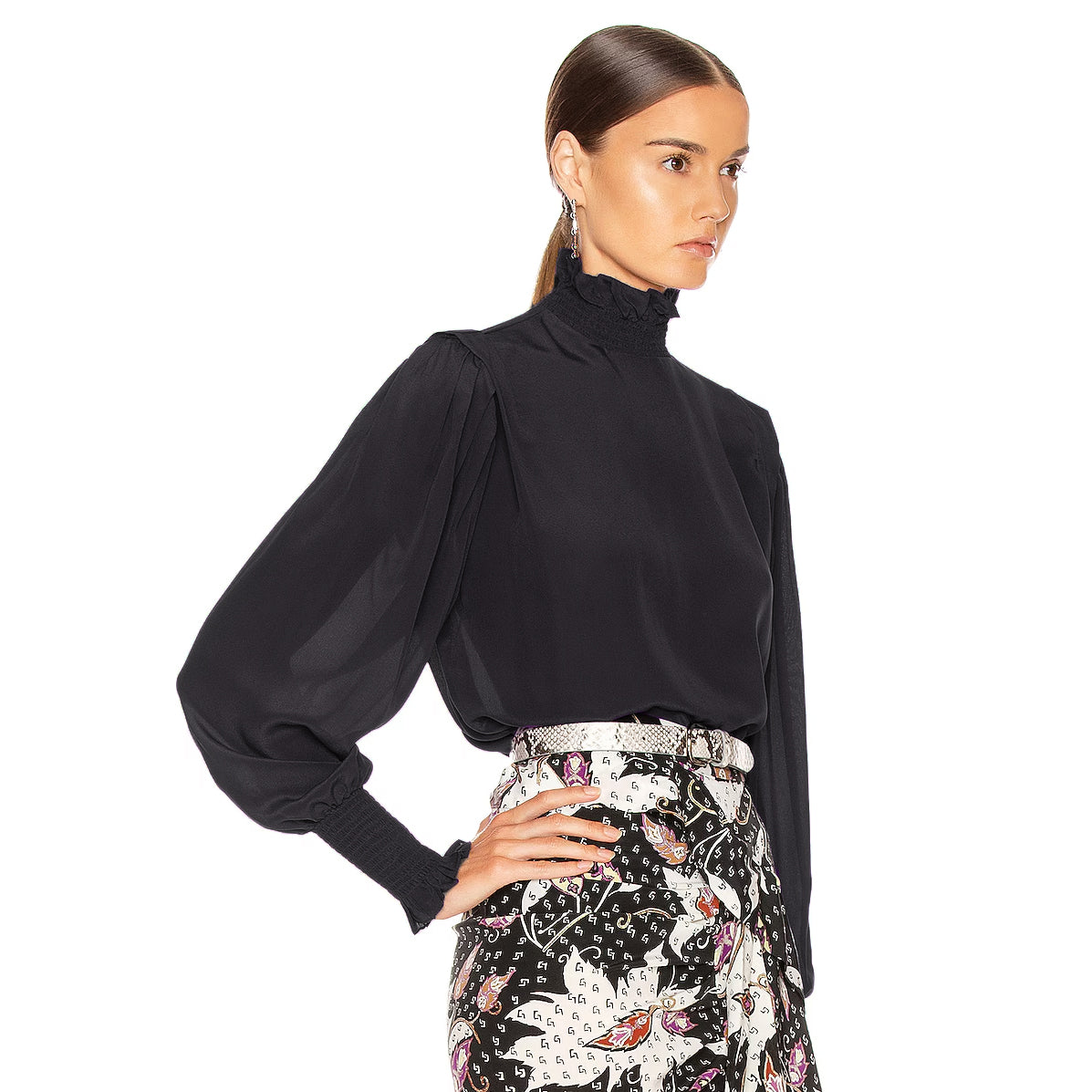 Isabel Marant Etoile "Yoshi" Top in Black, size 34 (XS)