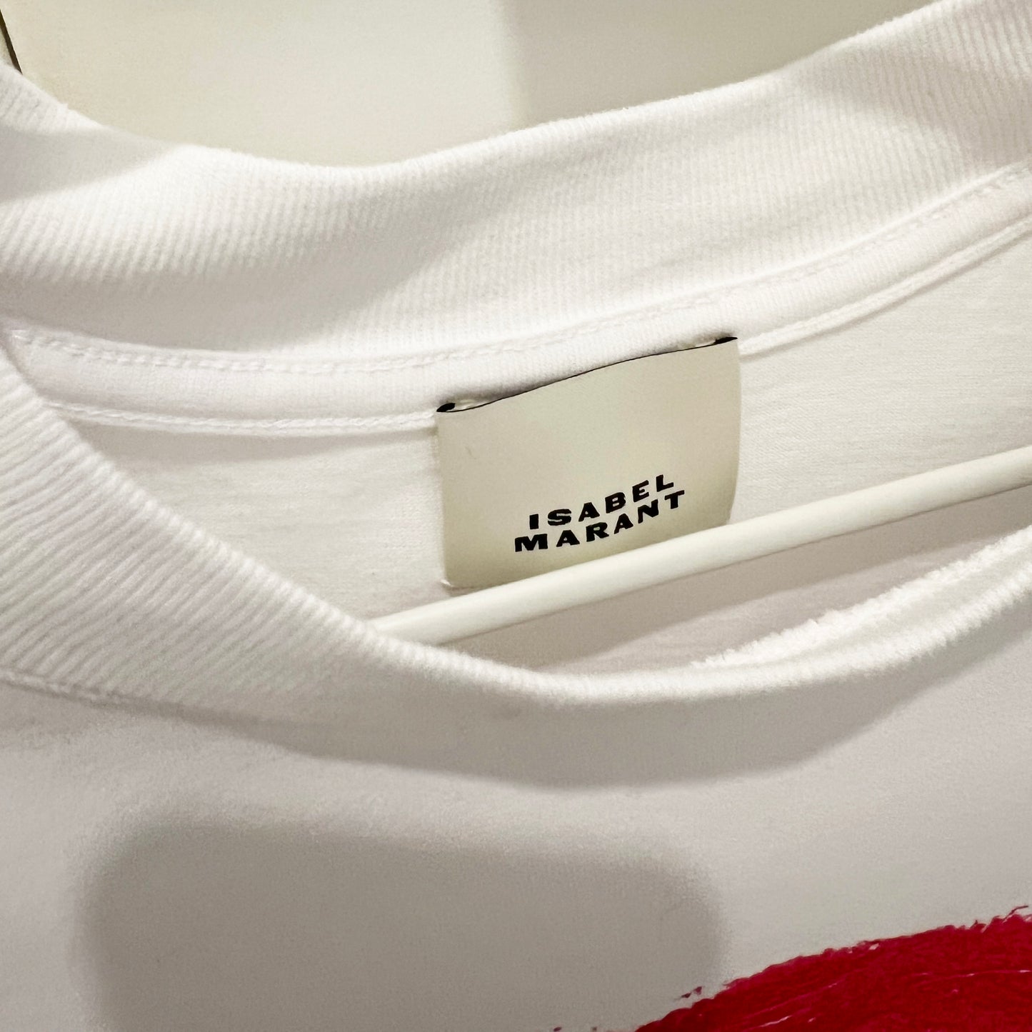 Isabel Marant "Ben" Tee Shirt in White, size Small