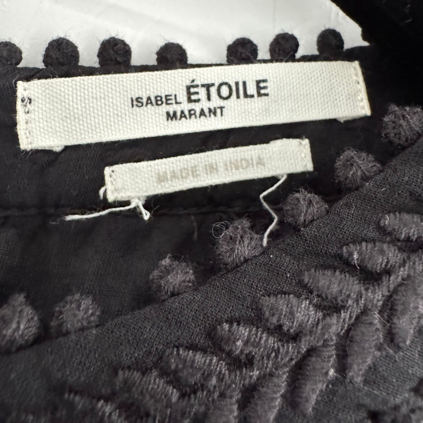 Isabel Marant Etoile "Algar" Blouse in Black, size 38 (fits size 6 ish)