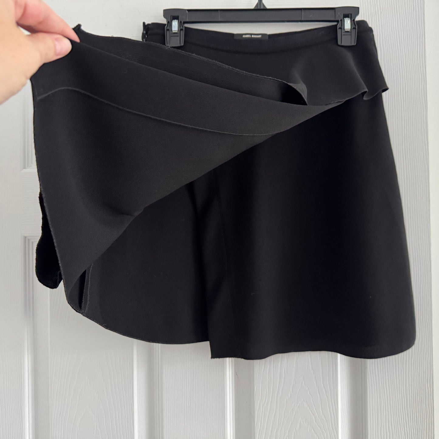 Isabel Marant "Alize" Black Crepe Skirt, size 40 (fits like 4/6)