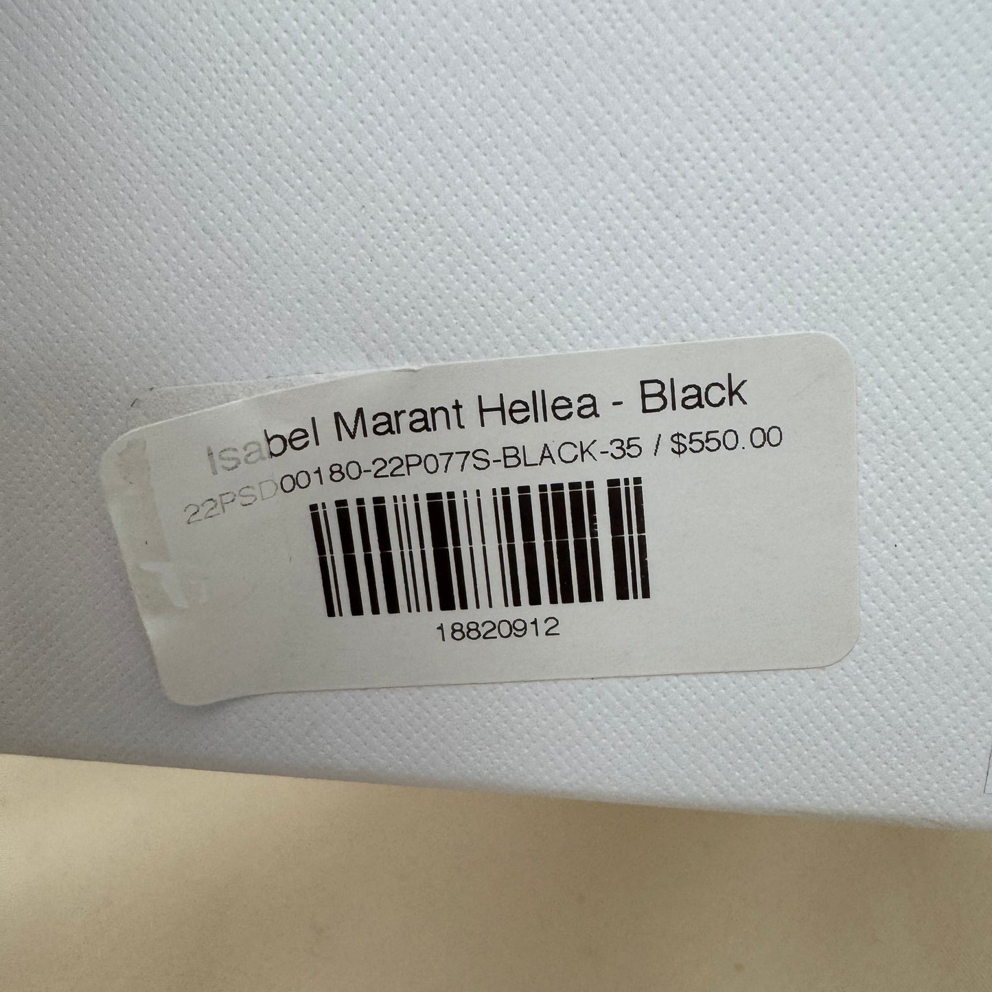 Isabel Marant Hellea Slides in Black, size 35