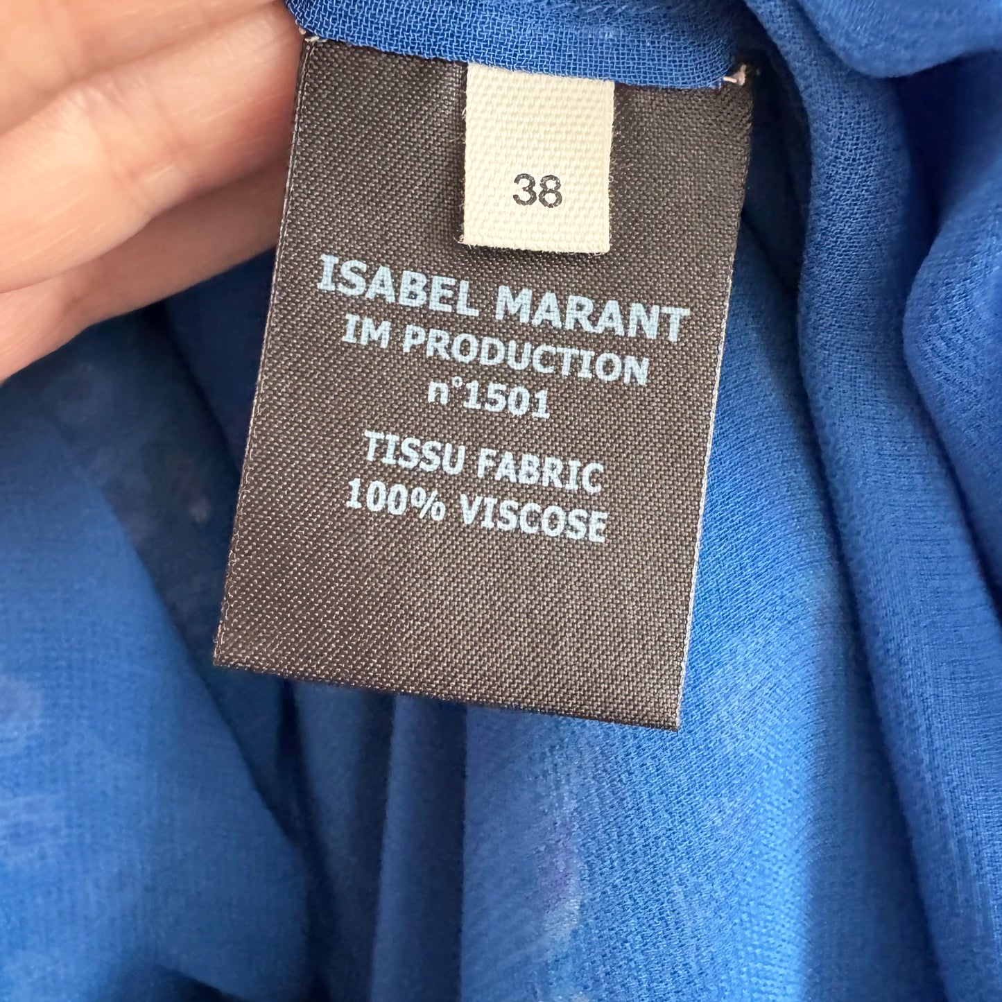 Blouse en soie imprimée Isabel Marant Etoile "Serim", taille 38
