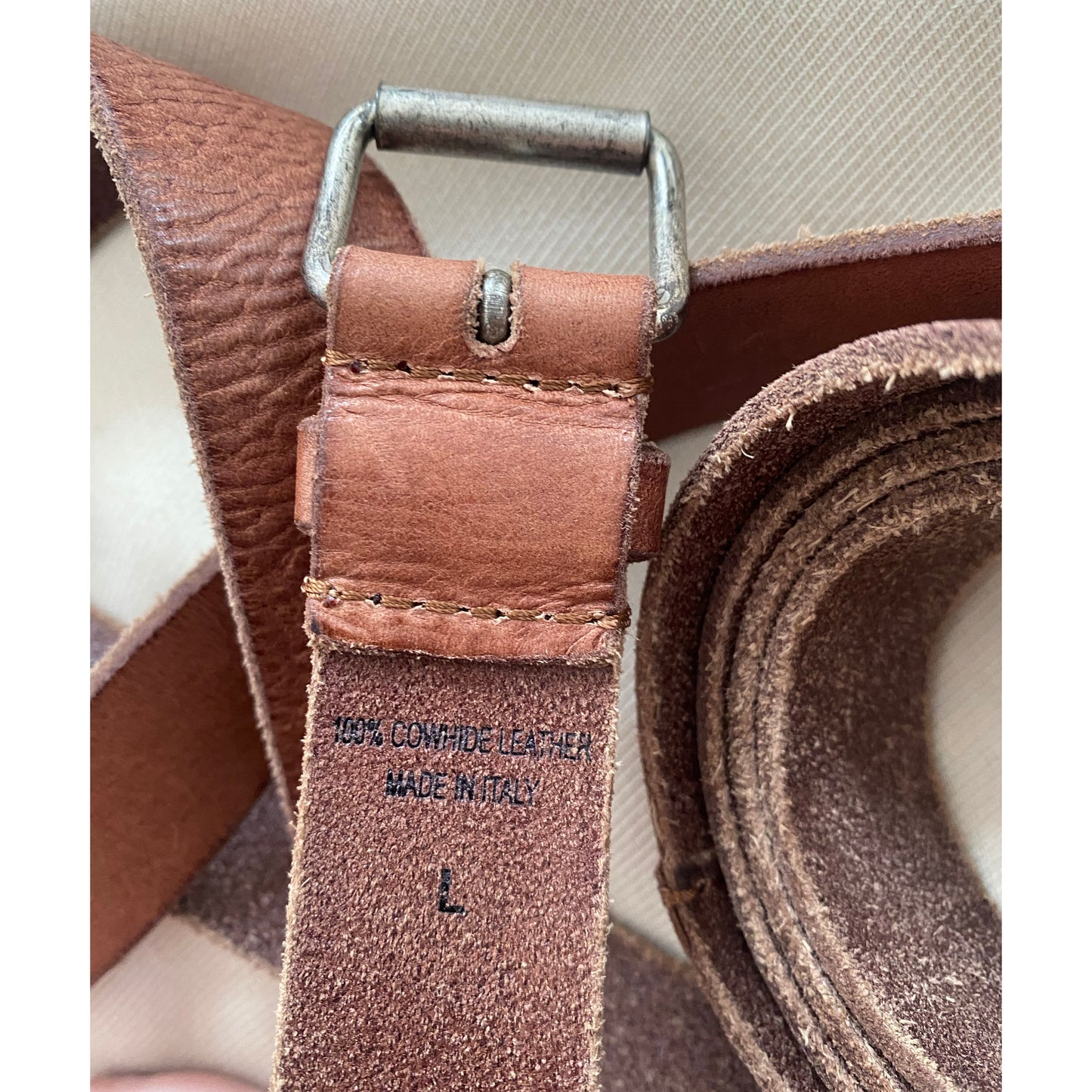 Isabel Marant "Judd" Triple Wrap Belt in Brown, size Large