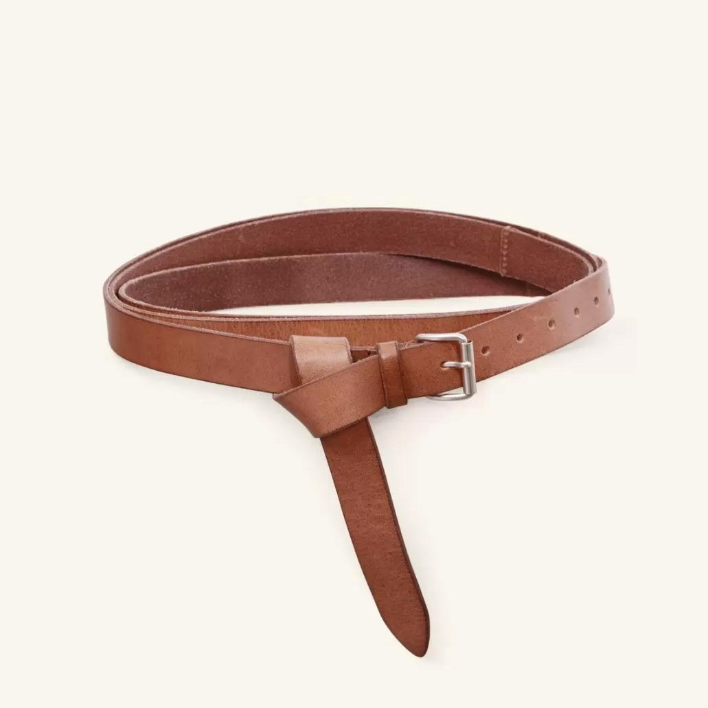 Isabel Marant "Judd" Triple Wrap Belt in Brown, size Large