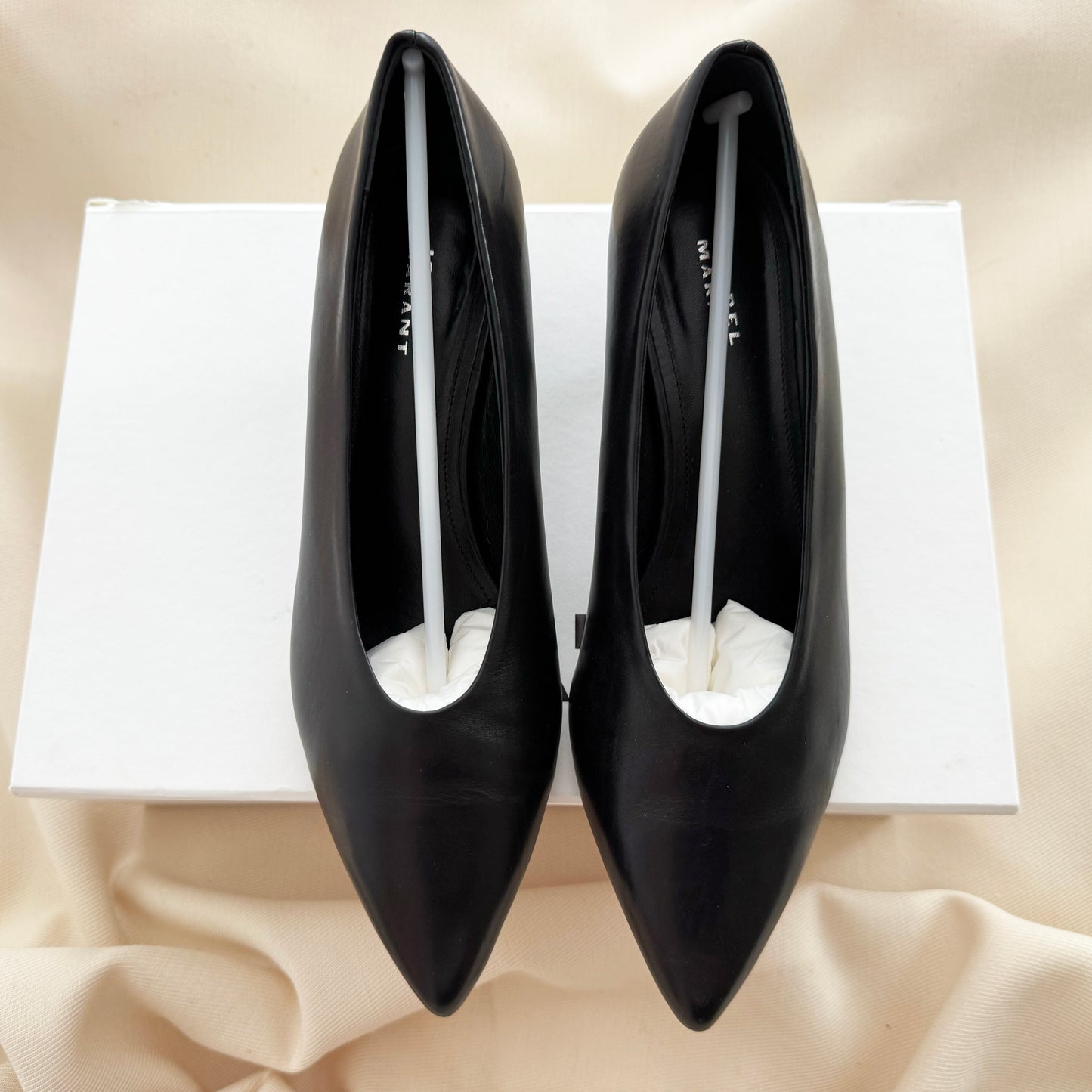 Isabel Marant "Ebisa" 45mm Pumps in Black, size 38