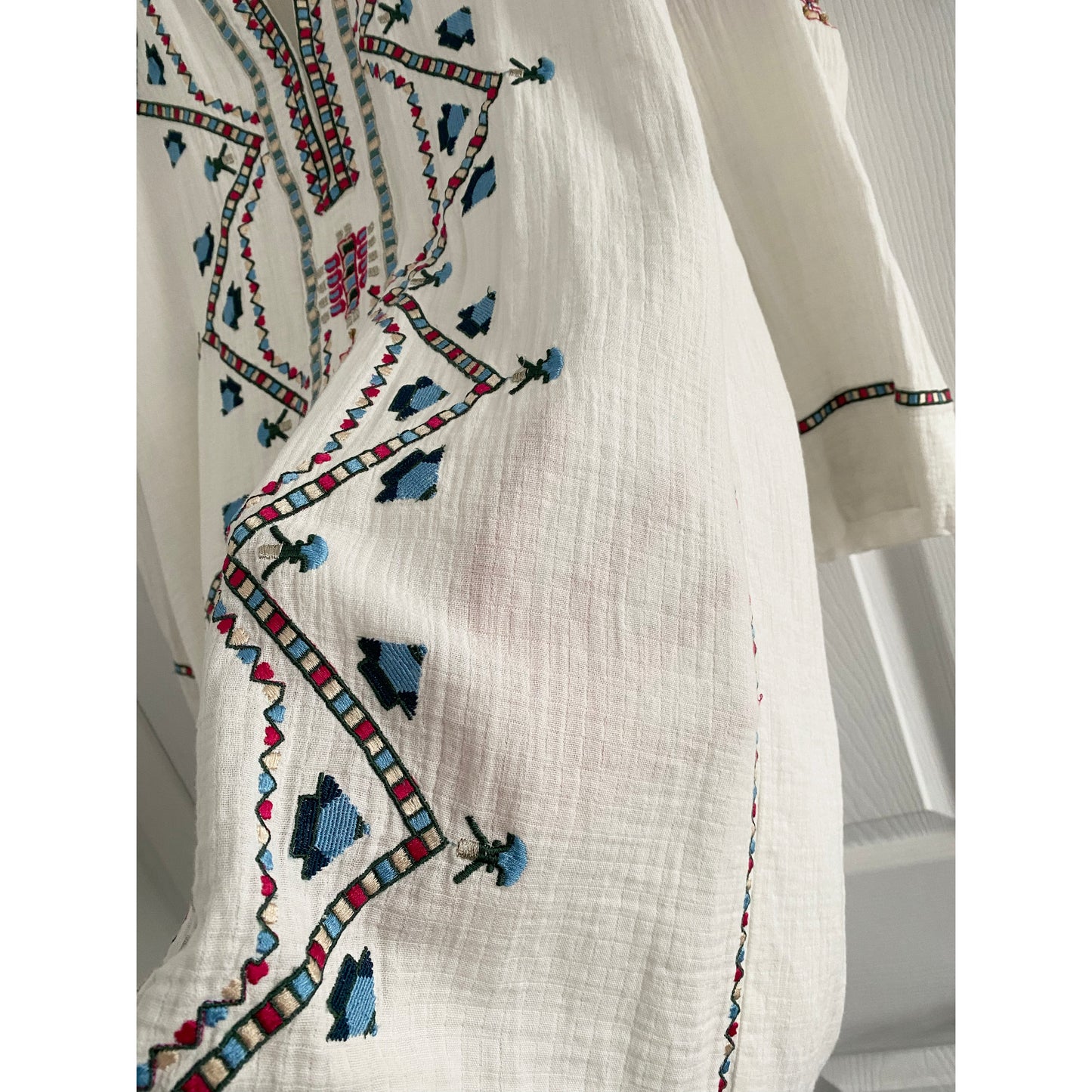 Isabel Marant "Chemsi" Embroidered Dress, size 42 (fits L-XL)