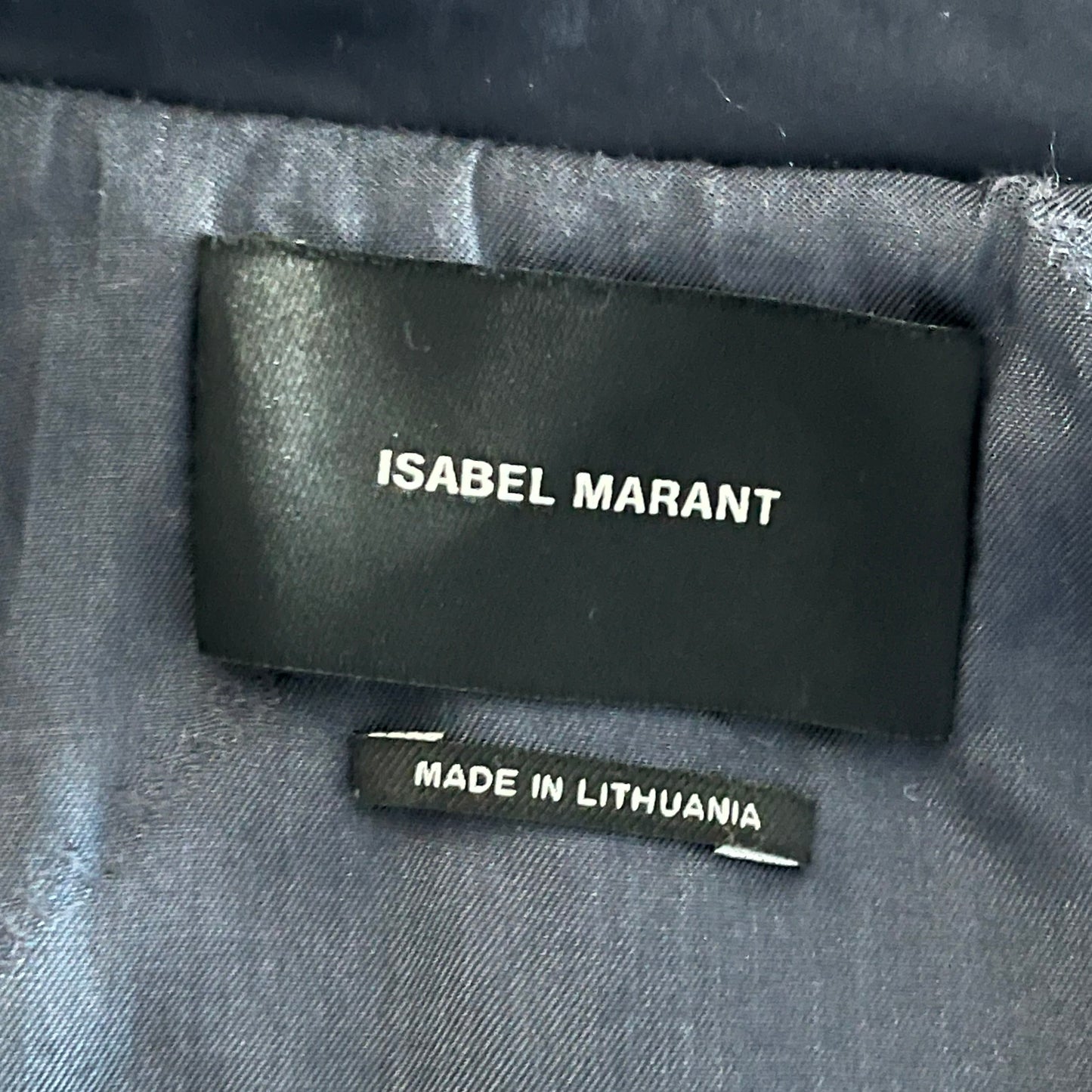 Isabel Marant "Fadili" Jacket in Navy, size 34 (fits XS/S)