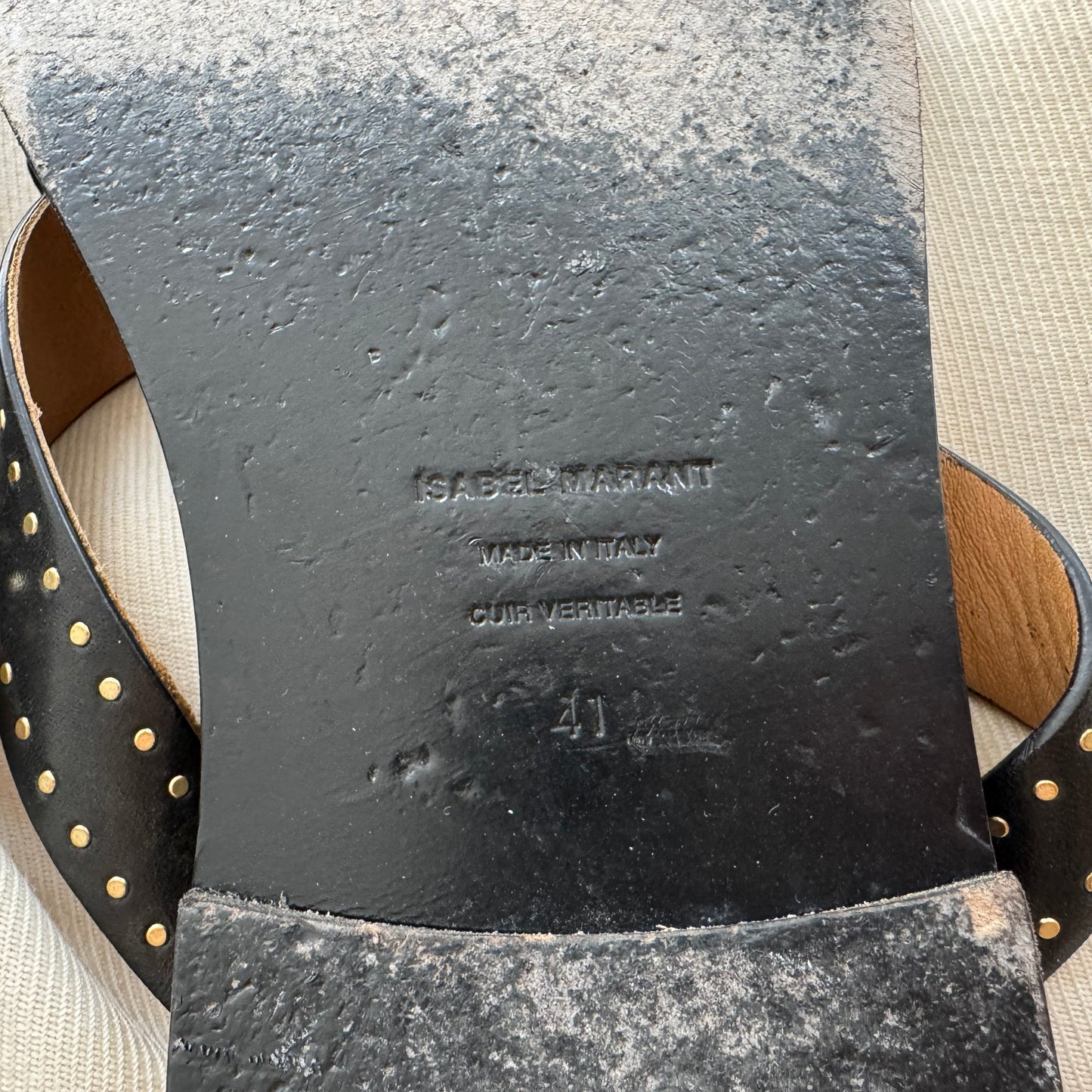 Isabel Marant Jinsay Sandal in Black, size 41