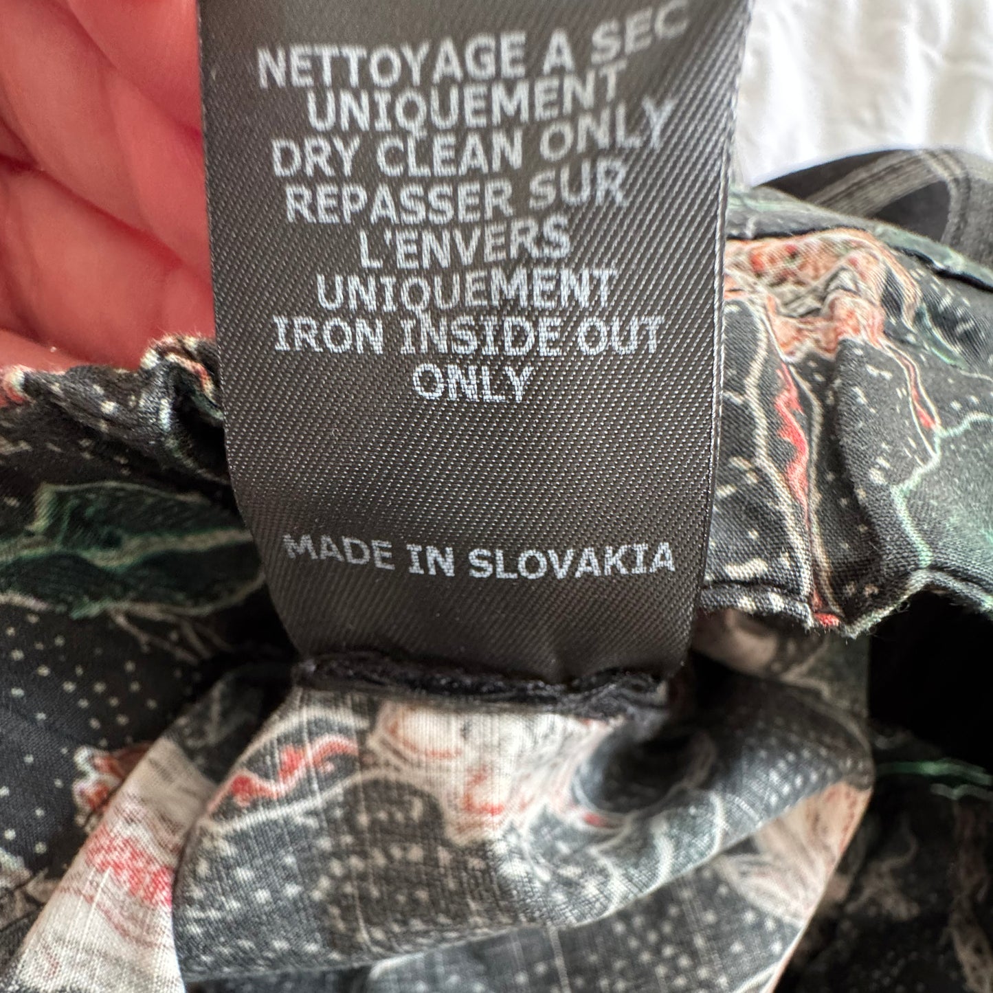 Isabel Marant Floral Printed Cotton Pants in Green, size 40 (like a 6/8)