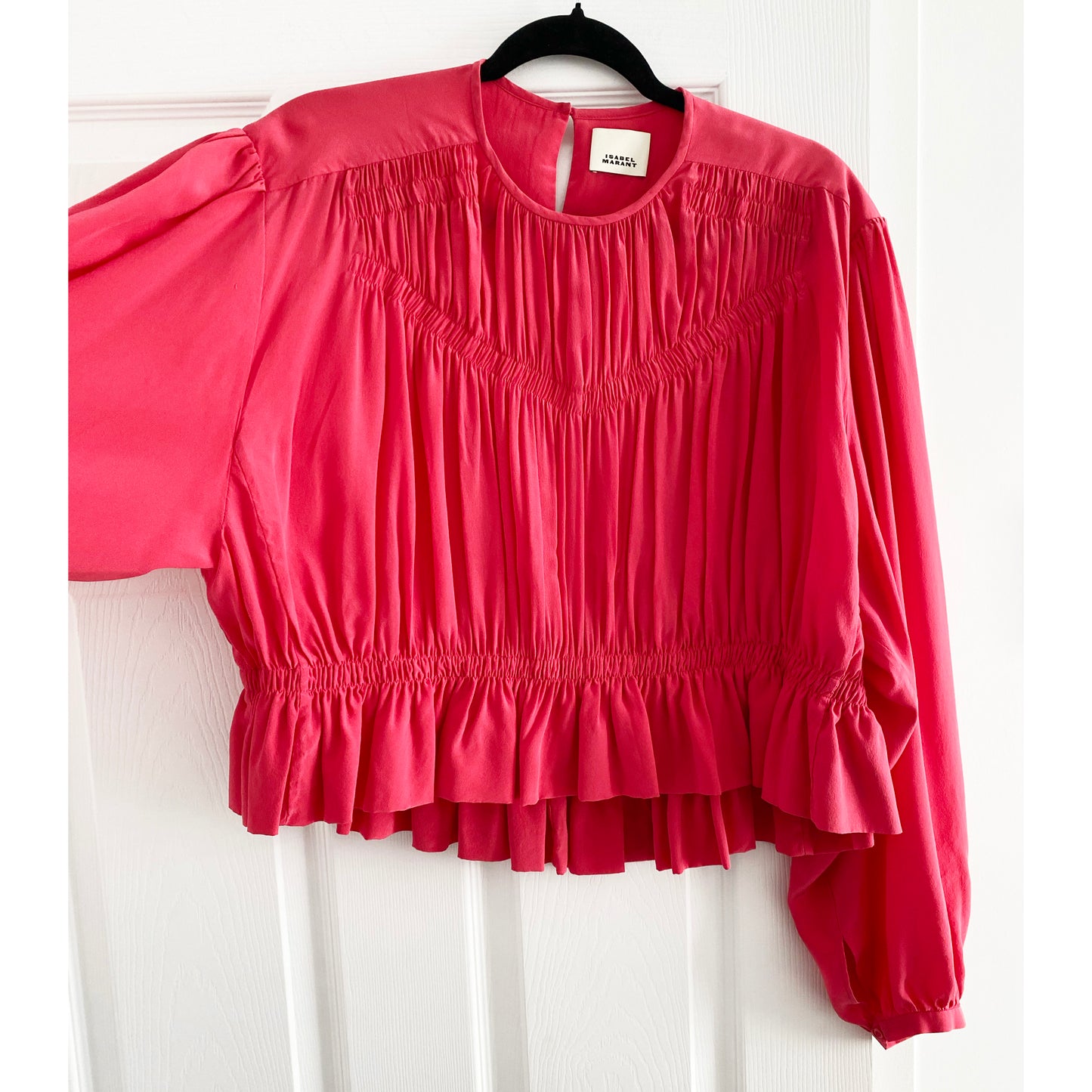 Isabel Marant "Nelino" Top in "Paradise Pink", size 42