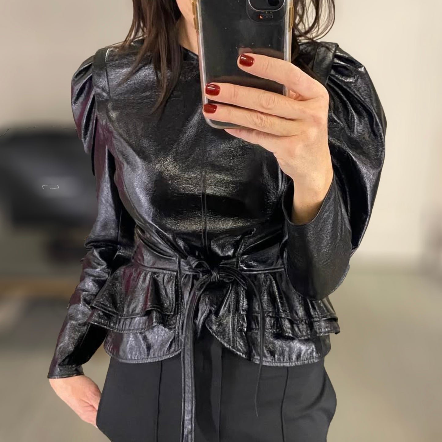 Isabel Marant "Giny" Top in Black, size 42