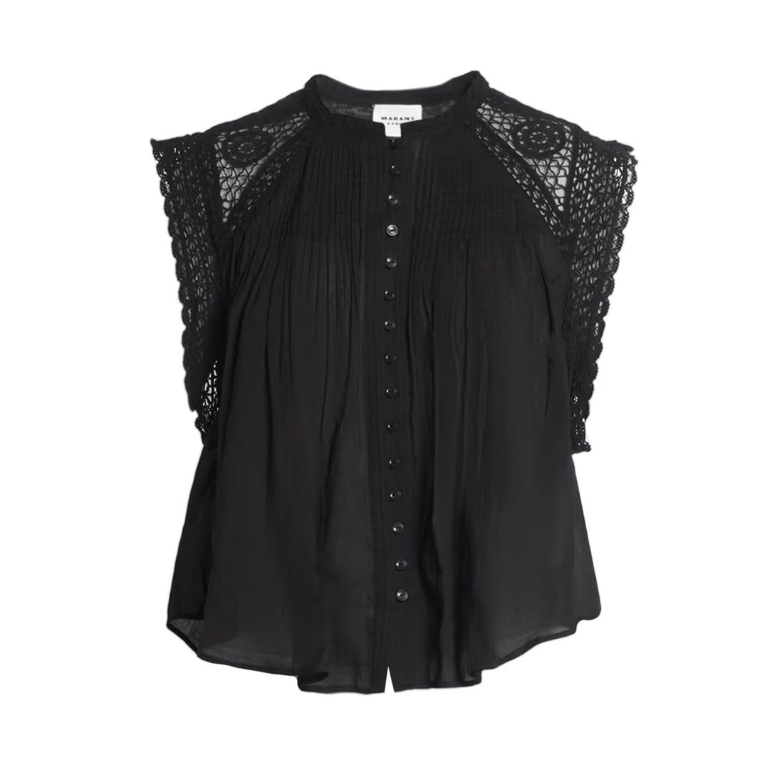 Isabel Marant Etoile "Gresia" Top in Black, size 34
