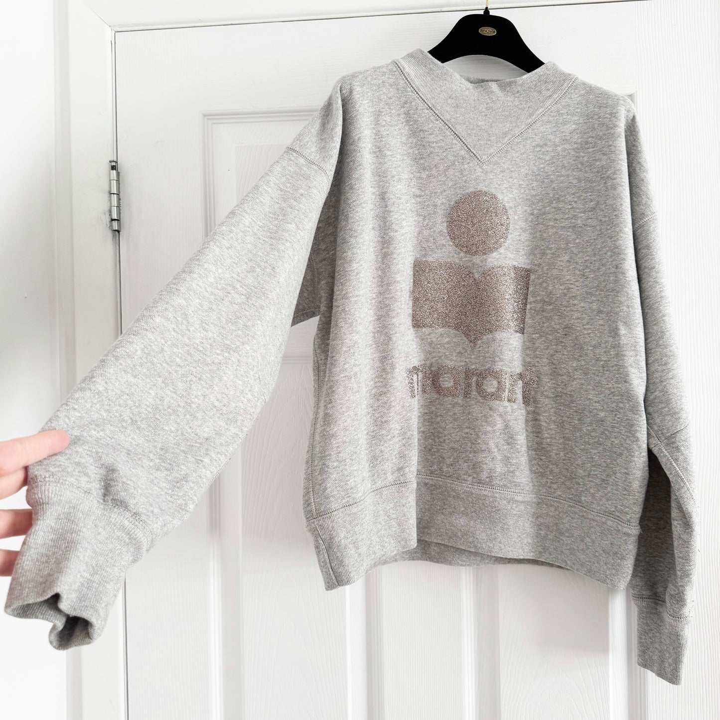 Isabel Marant Etoile "Moby" Sweatshirt in Grey, size 38 (fits like size Small).