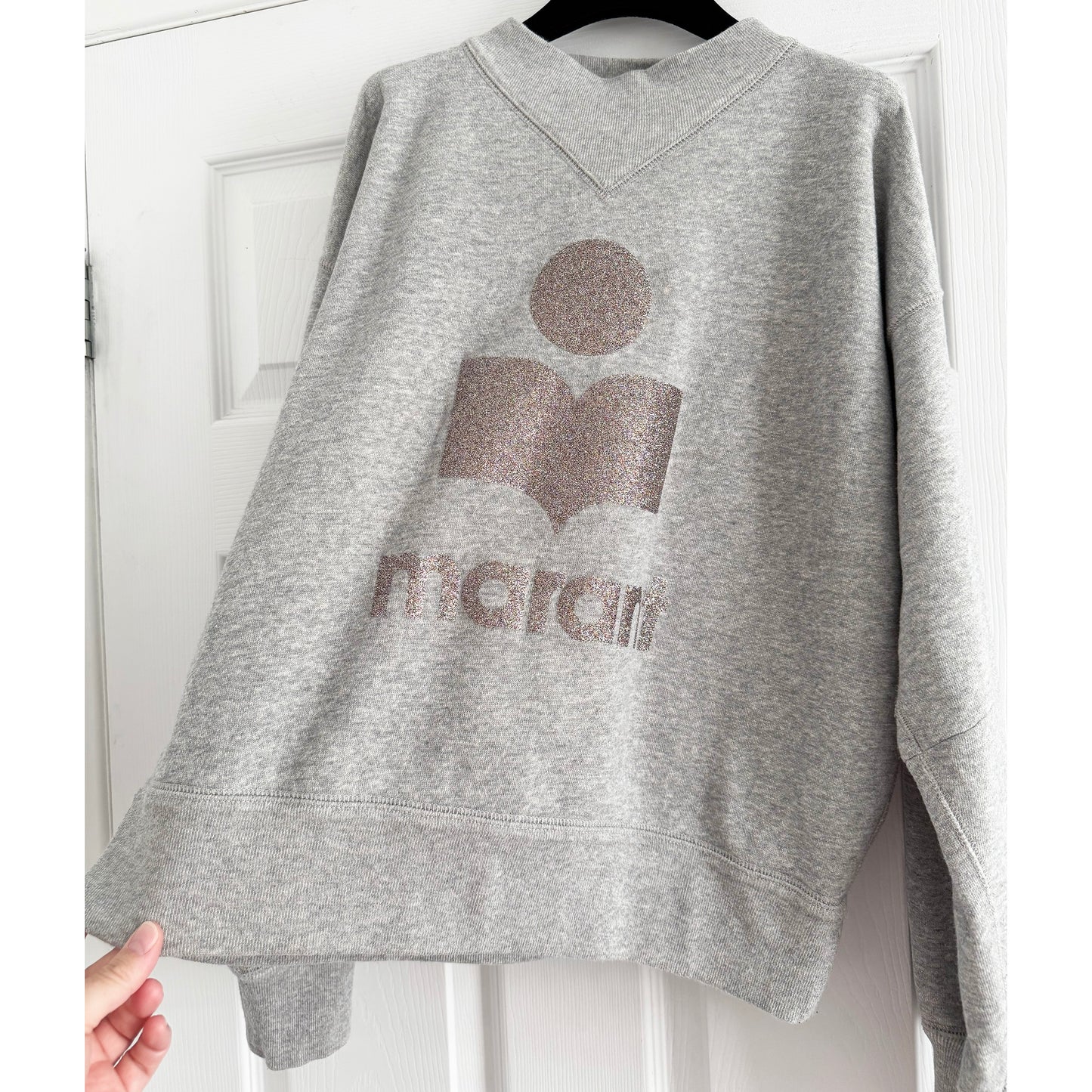 Isabel Marant Etoile "Moby" Sweatshirt in Grey, size 38 (fits like size Small).
