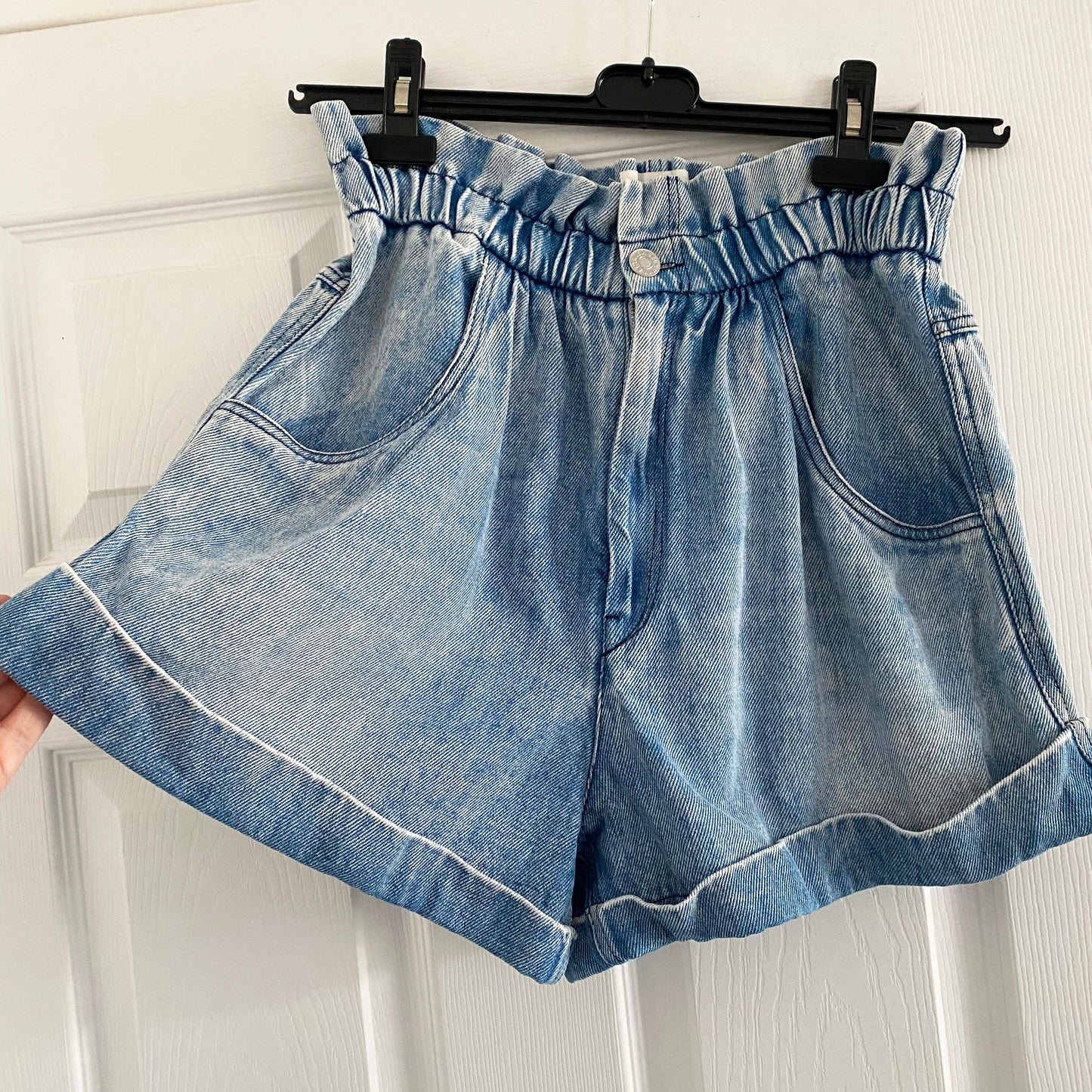 Isabel Marant Etoile "Itea" Denim Shorts, size 38