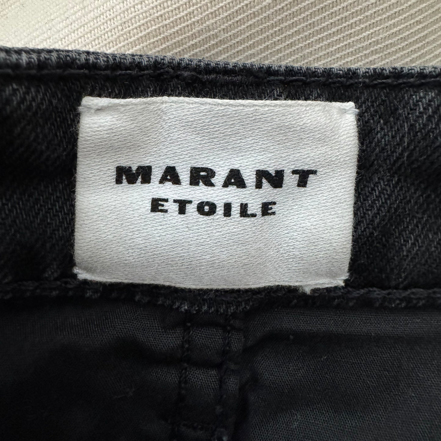 Isabel Marant Etoile "Jovany" Denim Shorts in Black, size 38