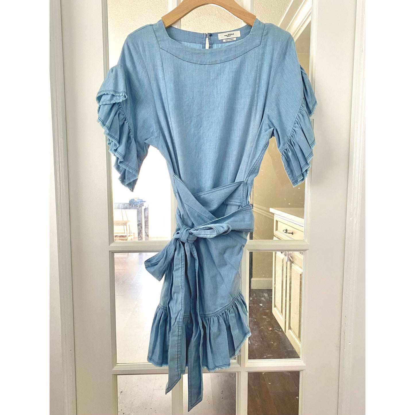 Isabel Marant Etoile "Lelicia" Chambray Dress, size 34 (XS)