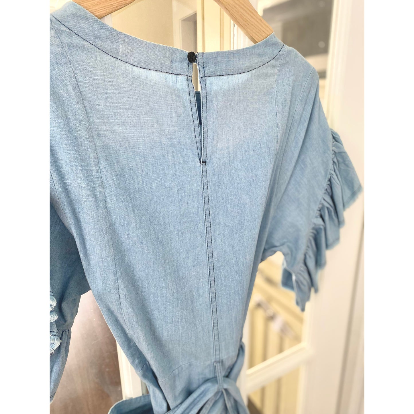 Isabel Marant Etoile "Lelicia" Chambray Dress, size 34 (XS)