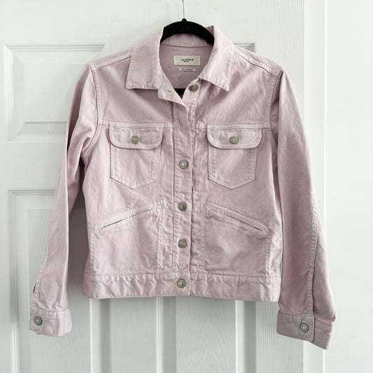 Isabel Marant Etoile Denim Jacket in Lilac, size 38 (fits size 2/4)