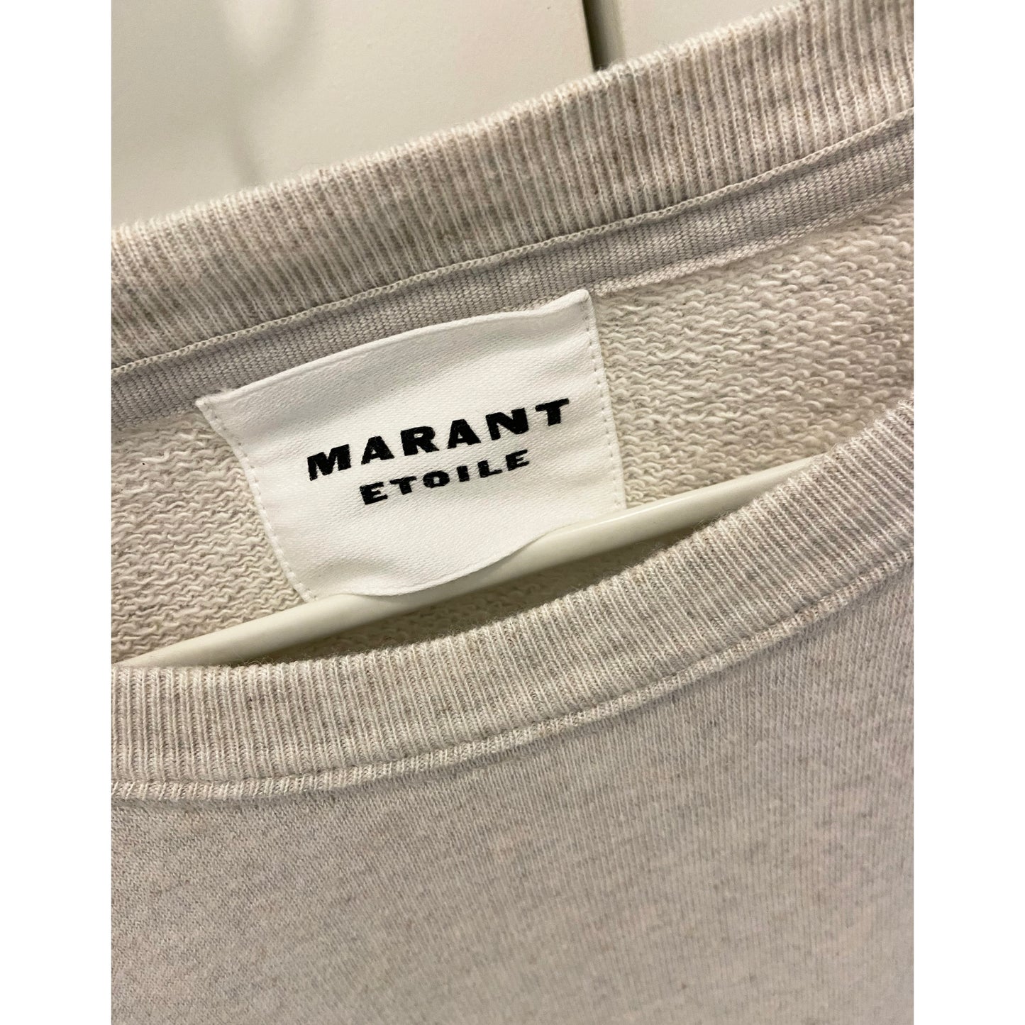 Isabel Marant Etoile "Masson" Sweatshirt in Ecru, Size 36 (Size Small)