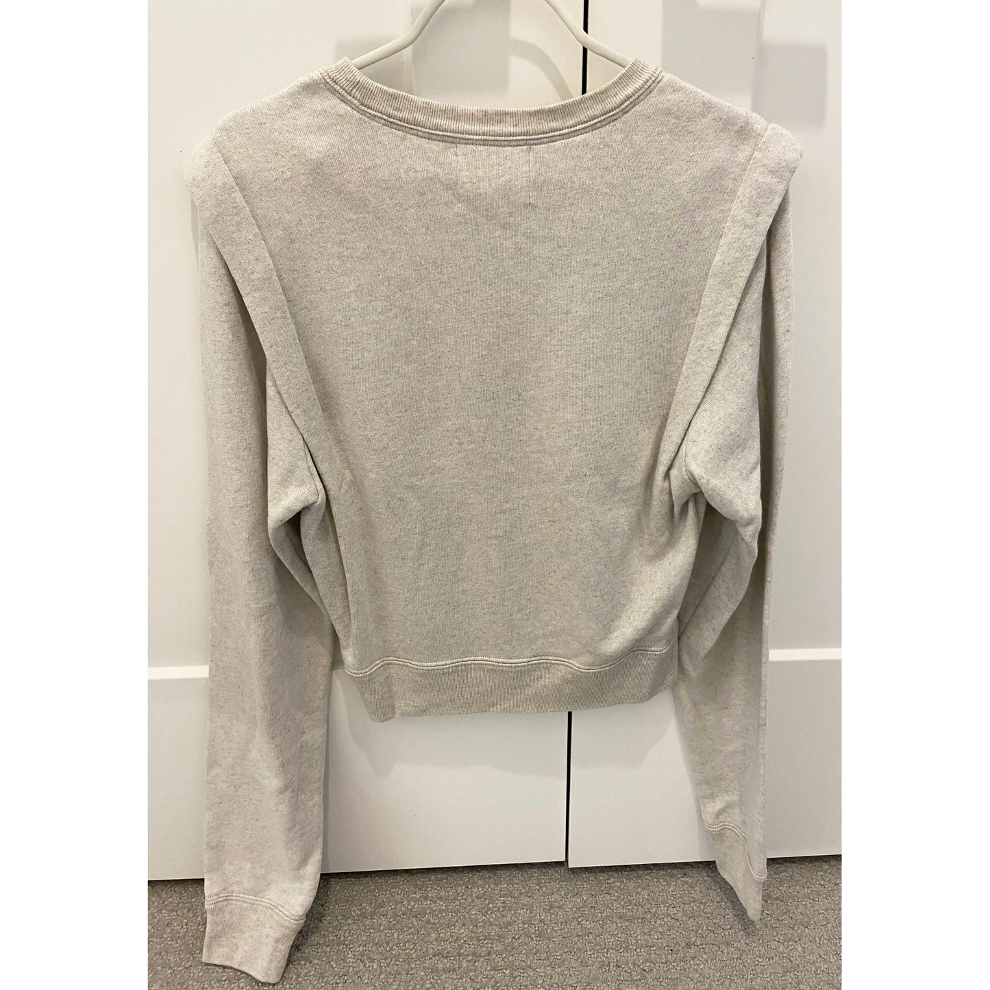 Isabel Marant Etoile "Masson" Sweatshirt in Ecru, Size 36 (Size Small)