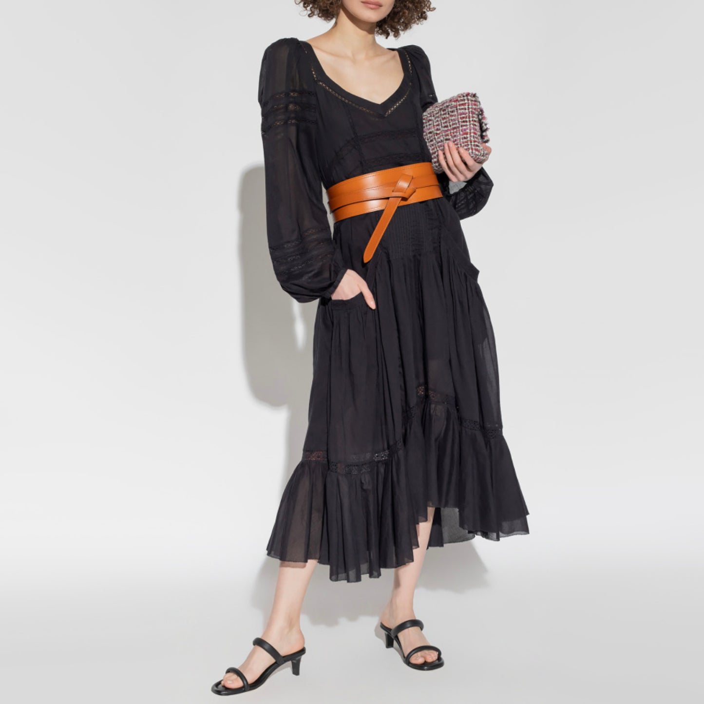 Isabel Marant Etoile "Melia" Dress in Black, size 34 (fits 0/2)