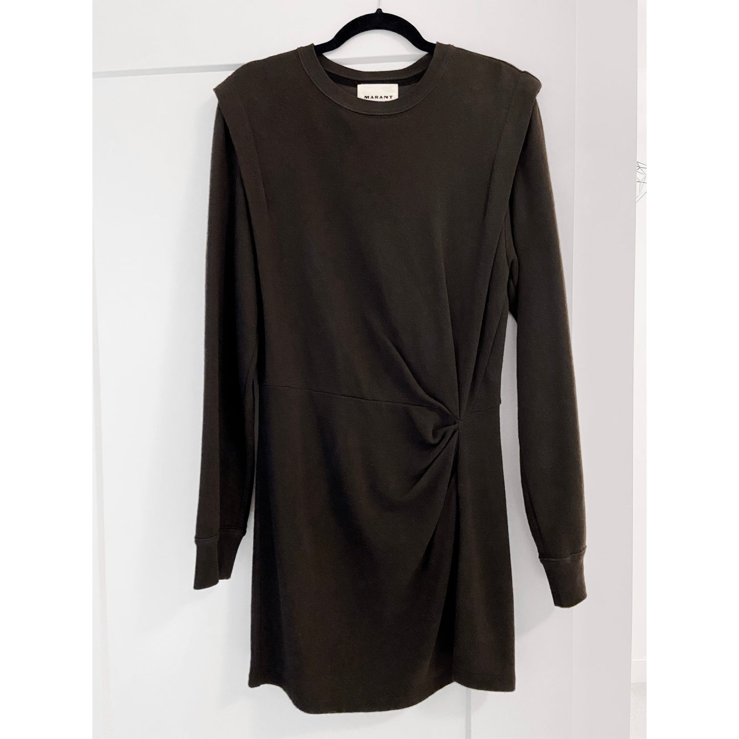 Isabel Marant Etoile "Michaela" Dress in Faded Black, size 38 (size small)