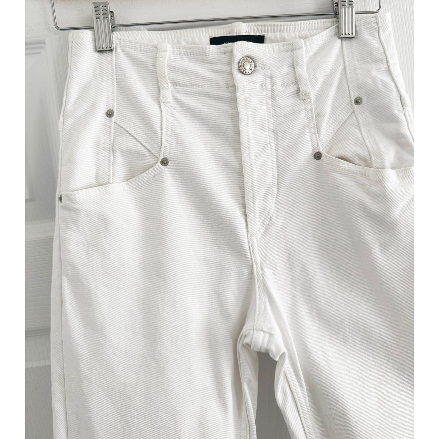 Isabel Marant "Niliane" Jeans in White, size 36