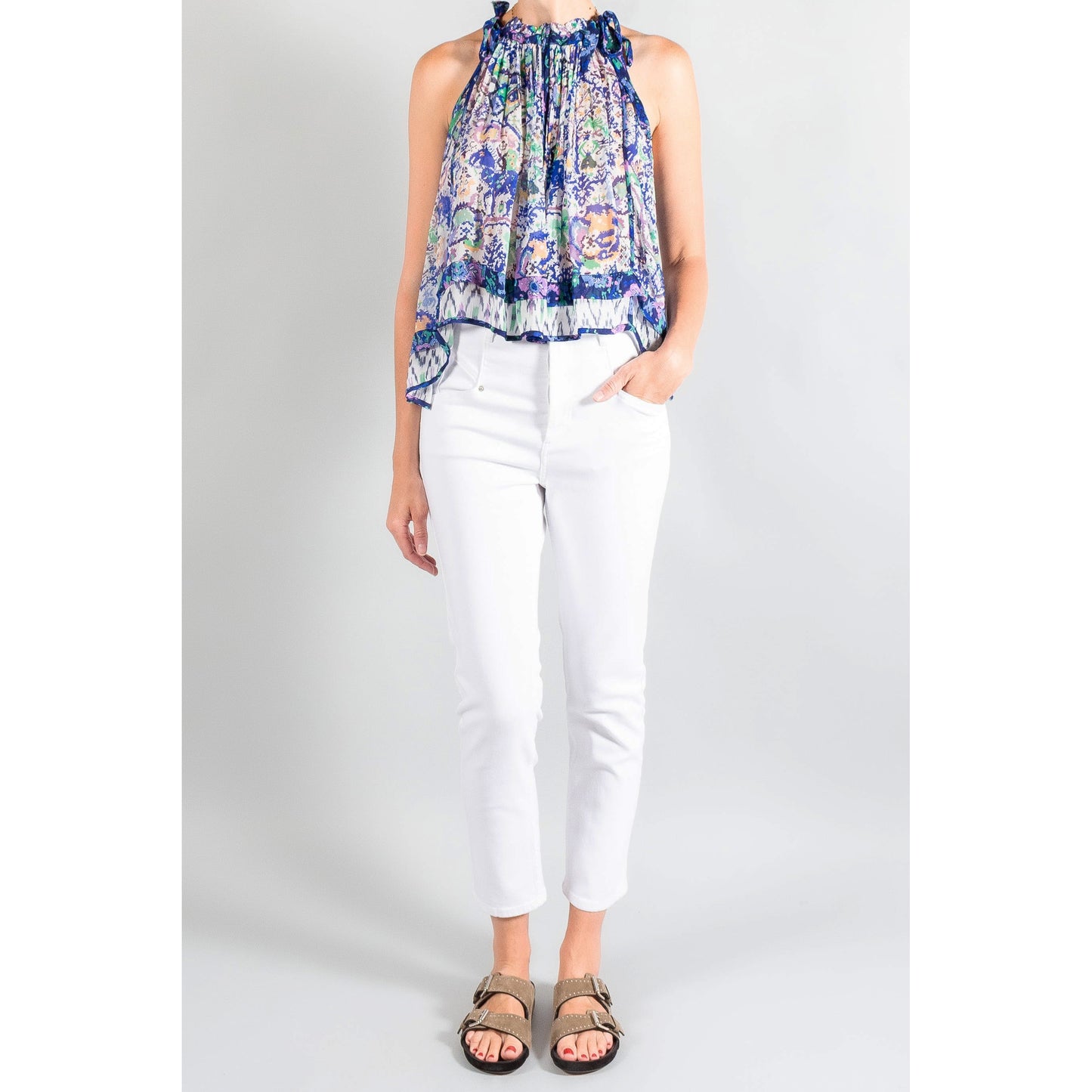 Isabel Marant "Niliane" Jeans in White, size 36