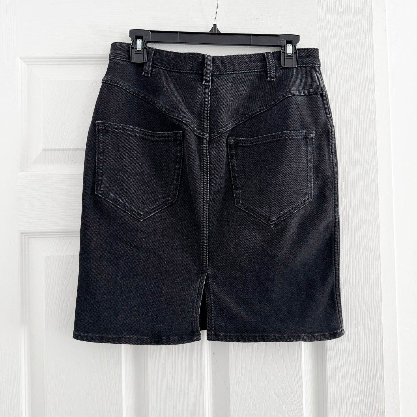 Isabel Marant "Nilori" Denim Skirt in Black, size 38 (fits like a size 4)