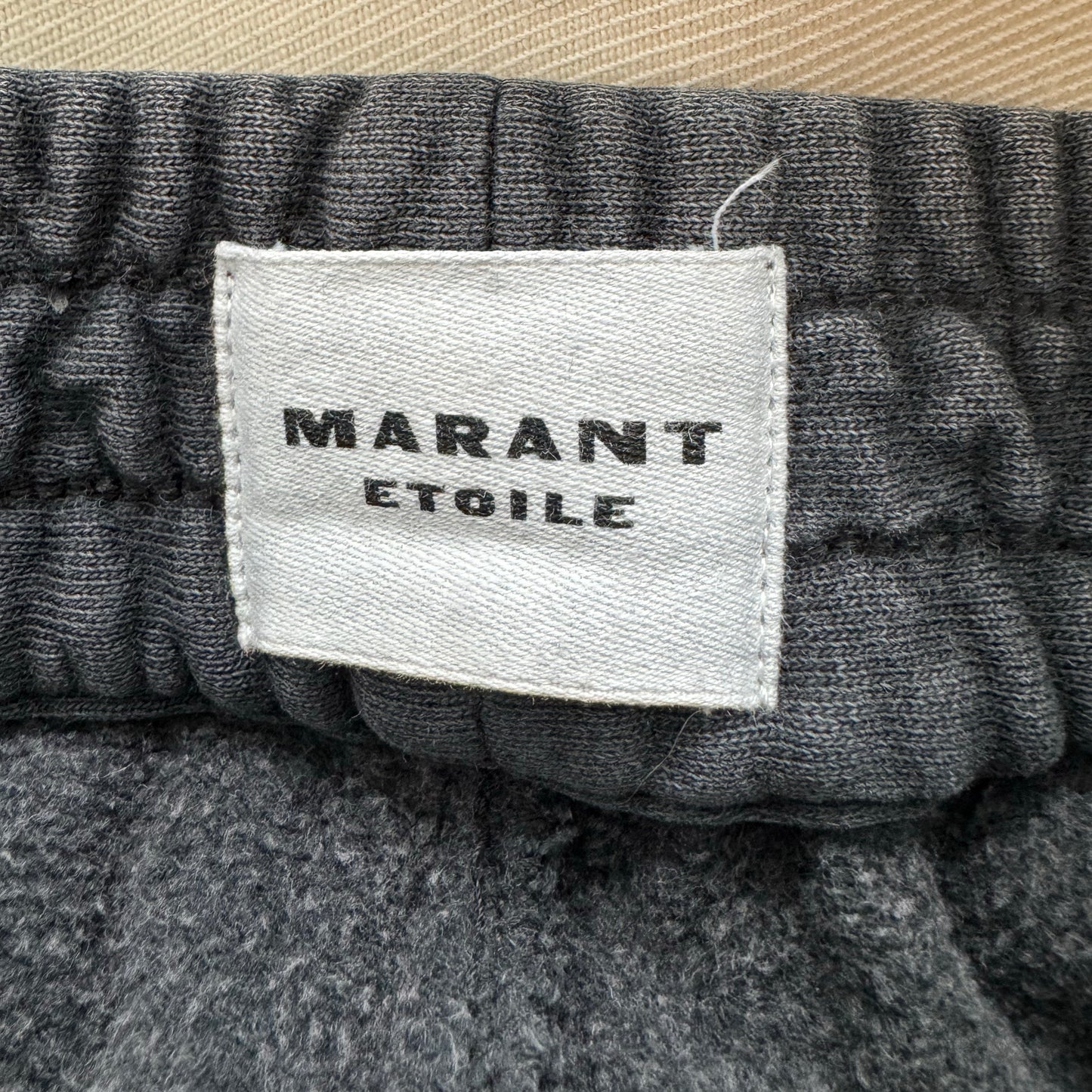 Isabel Marant Etoile "Peorana" Cargo Sweatpant in Faded Black, size 36