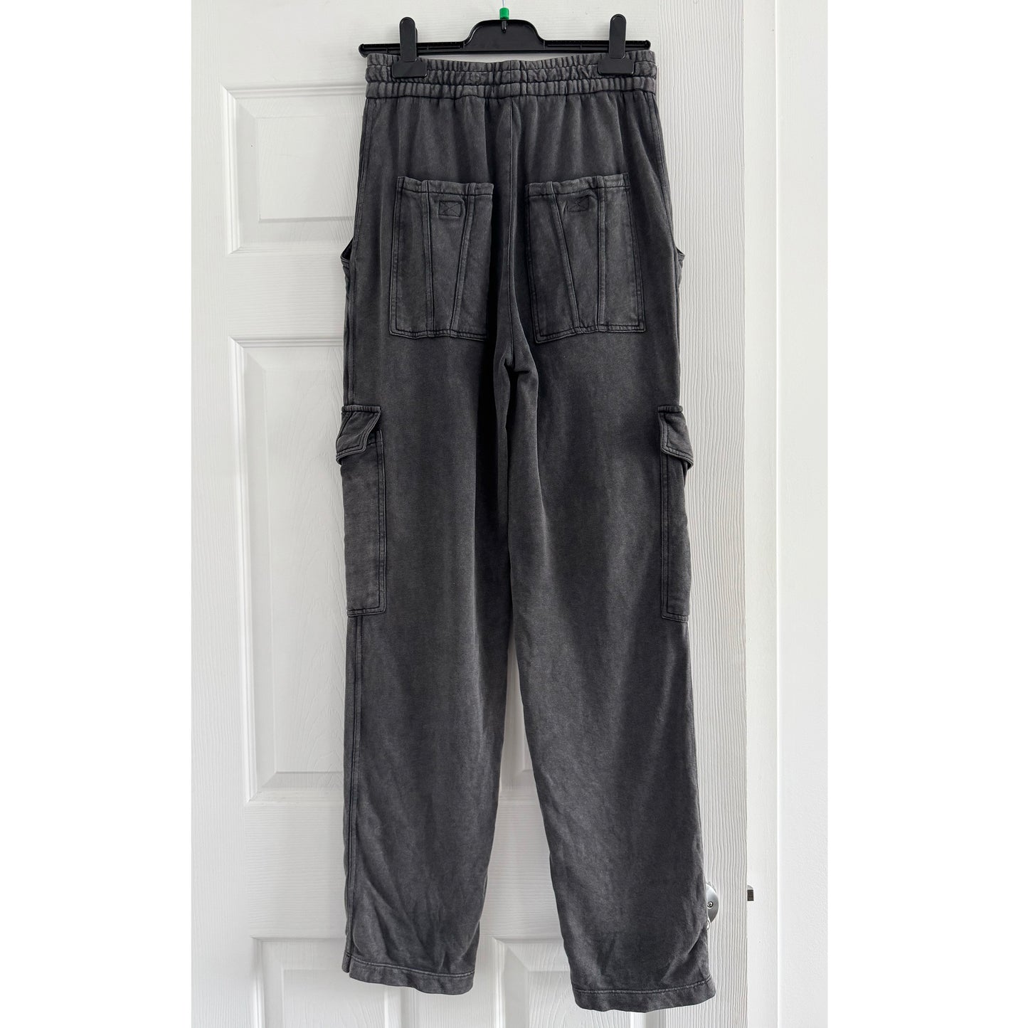 Isabel Marant Etoile "Peorana" Cargo Sweatpant in Faded Black, size 36