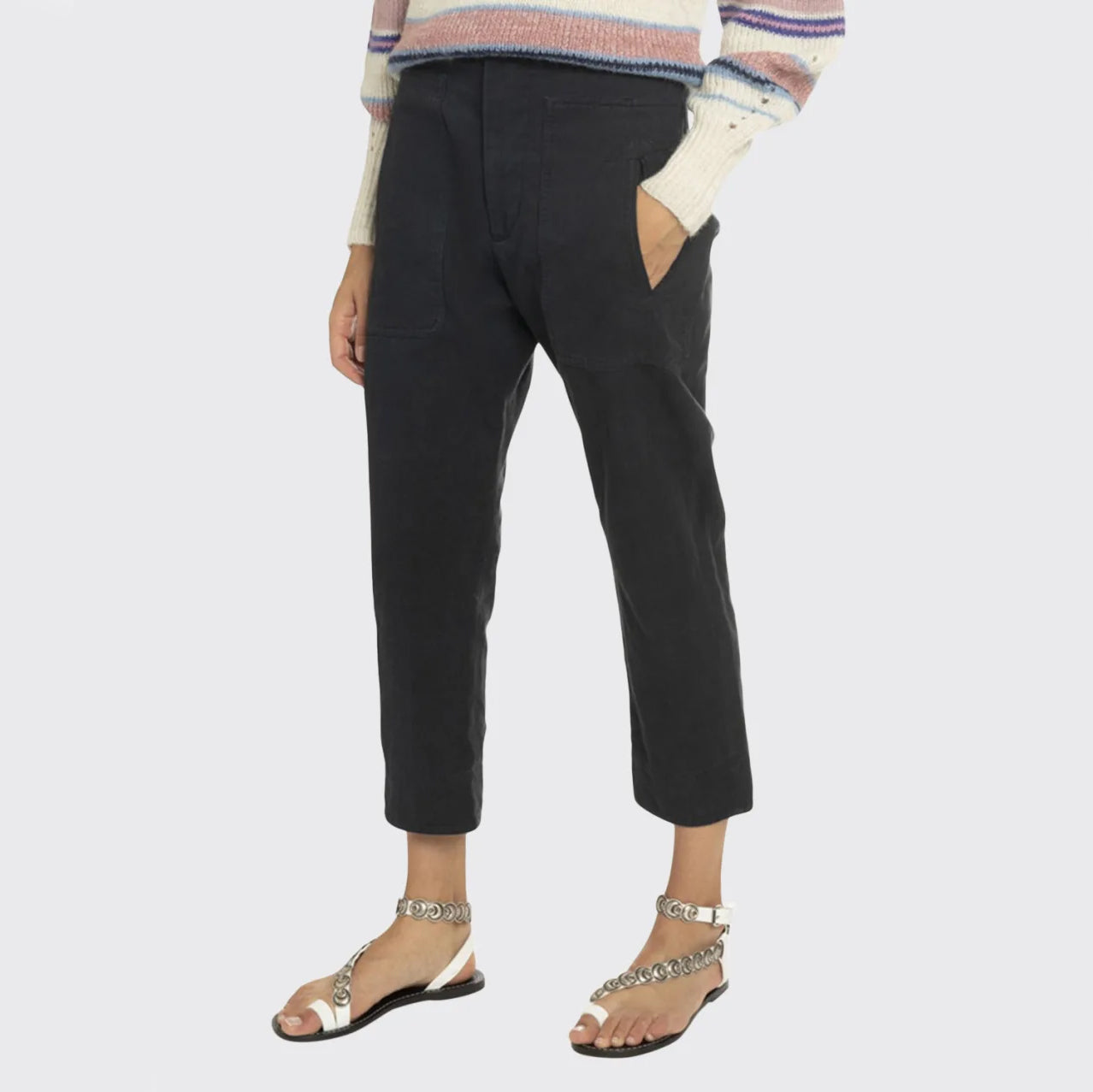 Isabel Marant Etoile "Raluni" Pant in Faded Black, size 38 (fits size 4)