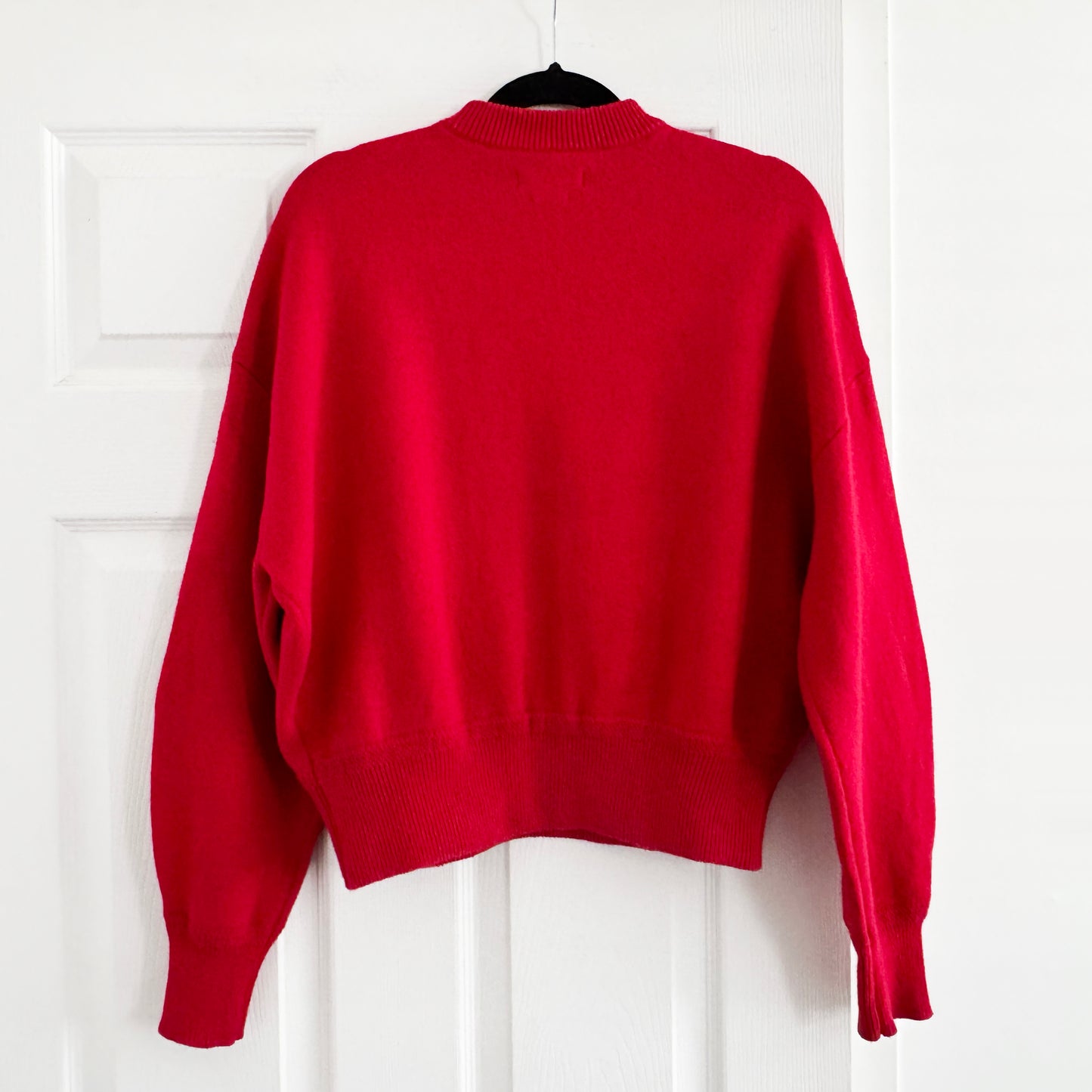 Isabel Marant Etoile Mock Neck Sweater in Red, size 40 (Medium ish)