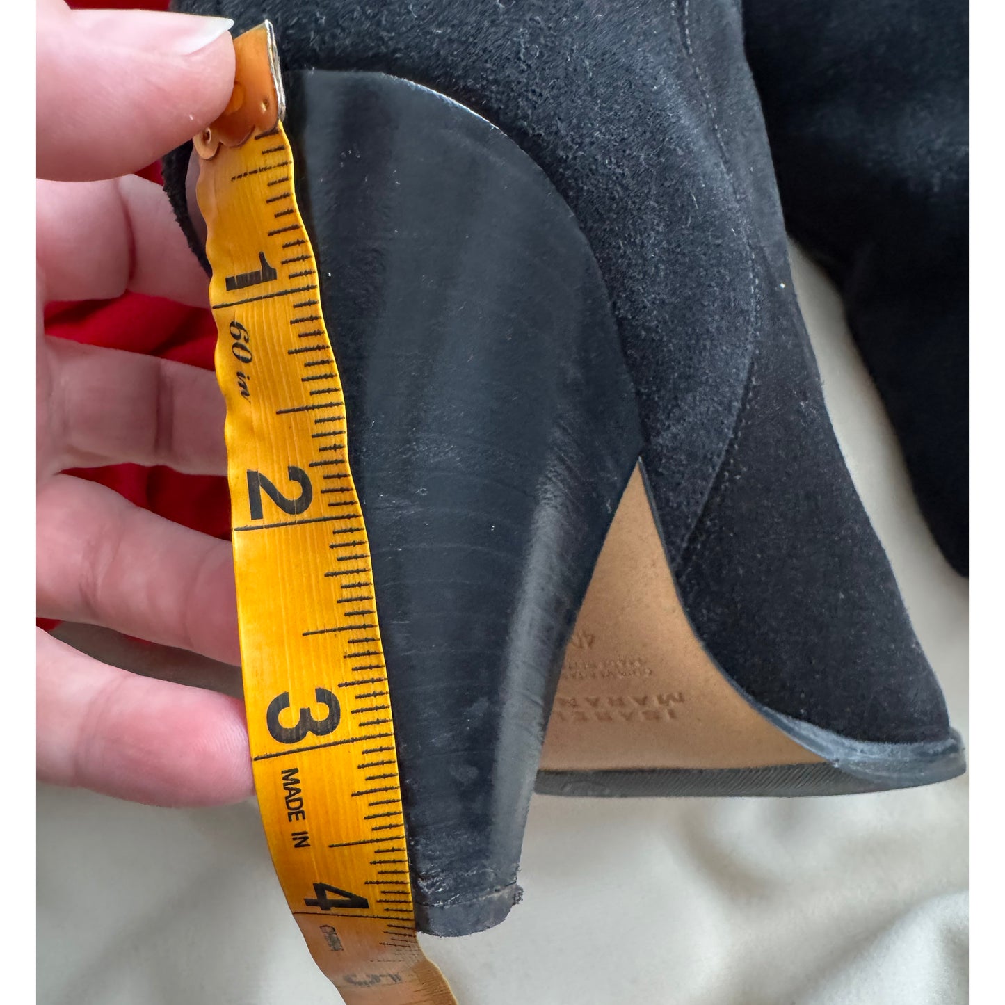 Isabel Marant "Ririo" Black Suede Boots, size 40