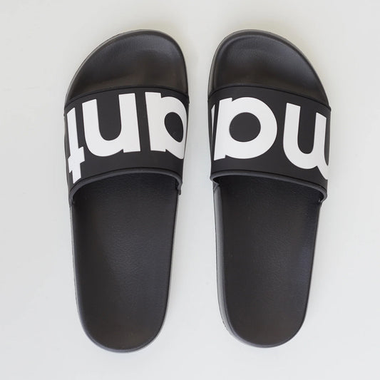 Isabel Marant "Howee" Rubber Slides in Black, size 38