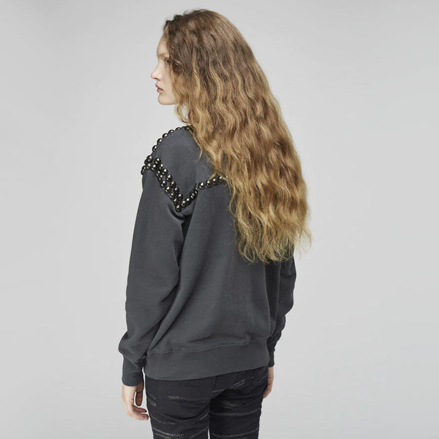 Sweat-shirt clouté Isabel Marant « Scotty », taille 34 (convient à la taille 0/2)