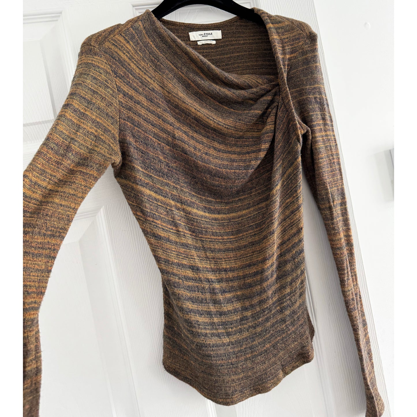 Isabel Marant Etoile "Jeneth" Top in Brown, size 38 (fits size 4/6 ish)