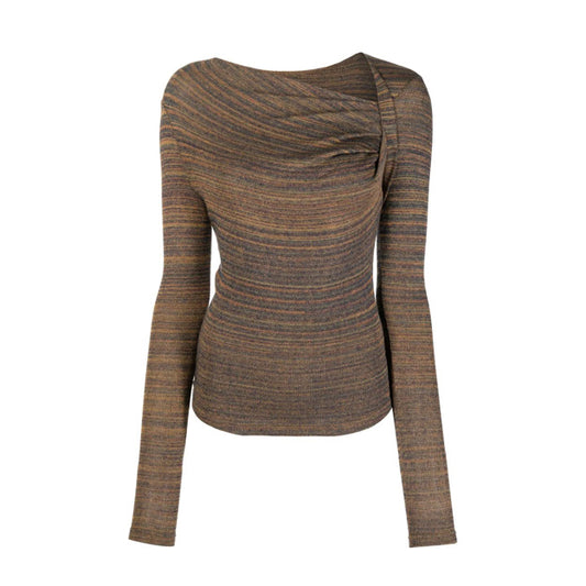 Isabel Marant Etoile "Jeneth" Top in Brown, size 38 (fits size 4/6 ish)