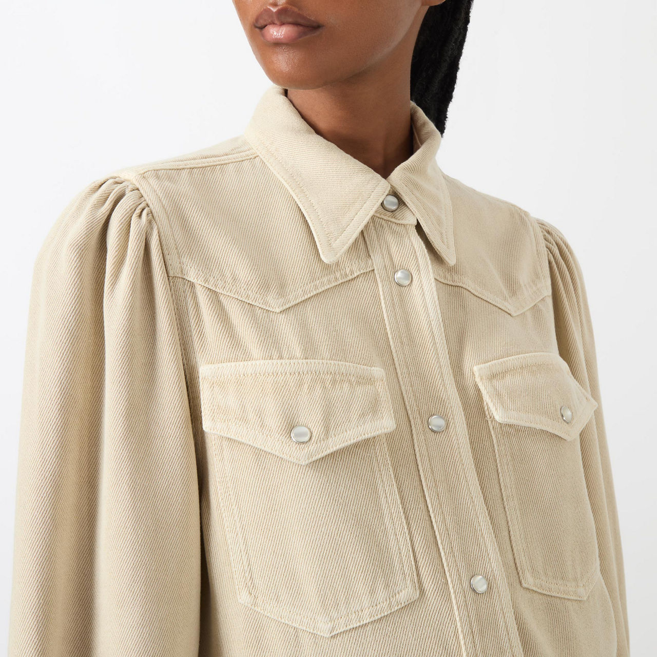 Isabel Marant Etoile "Tahisse" Shirt in Beige, size 36