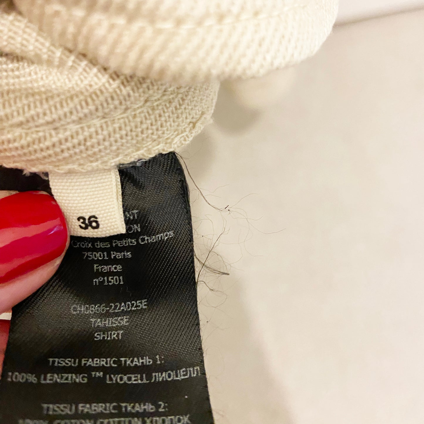 Isabel Marant Etoile "Tahisse" Shirt in Beige, size 36