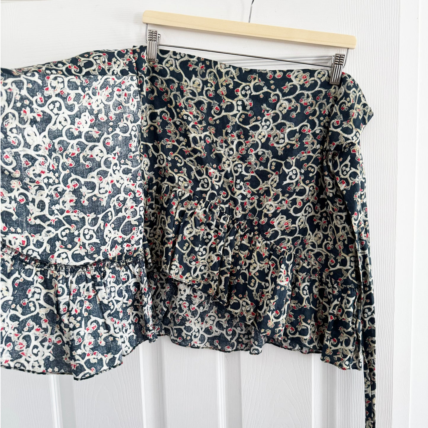 Jupe portefeuille imprimée Isabel Marant Etoile "Tempster", taille 38 (taille 4)