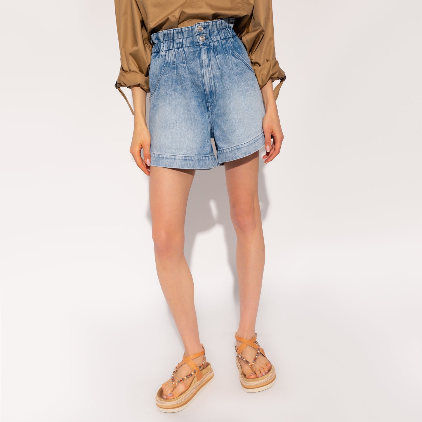 Isabel Marant Etoile "Teresa" Shorts in Blue, size 36