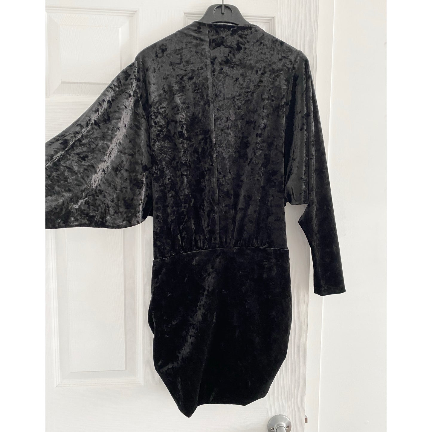 Isabel Marant "Guila" Black Velvet Mini Dress, size 36 (fits like size 2)