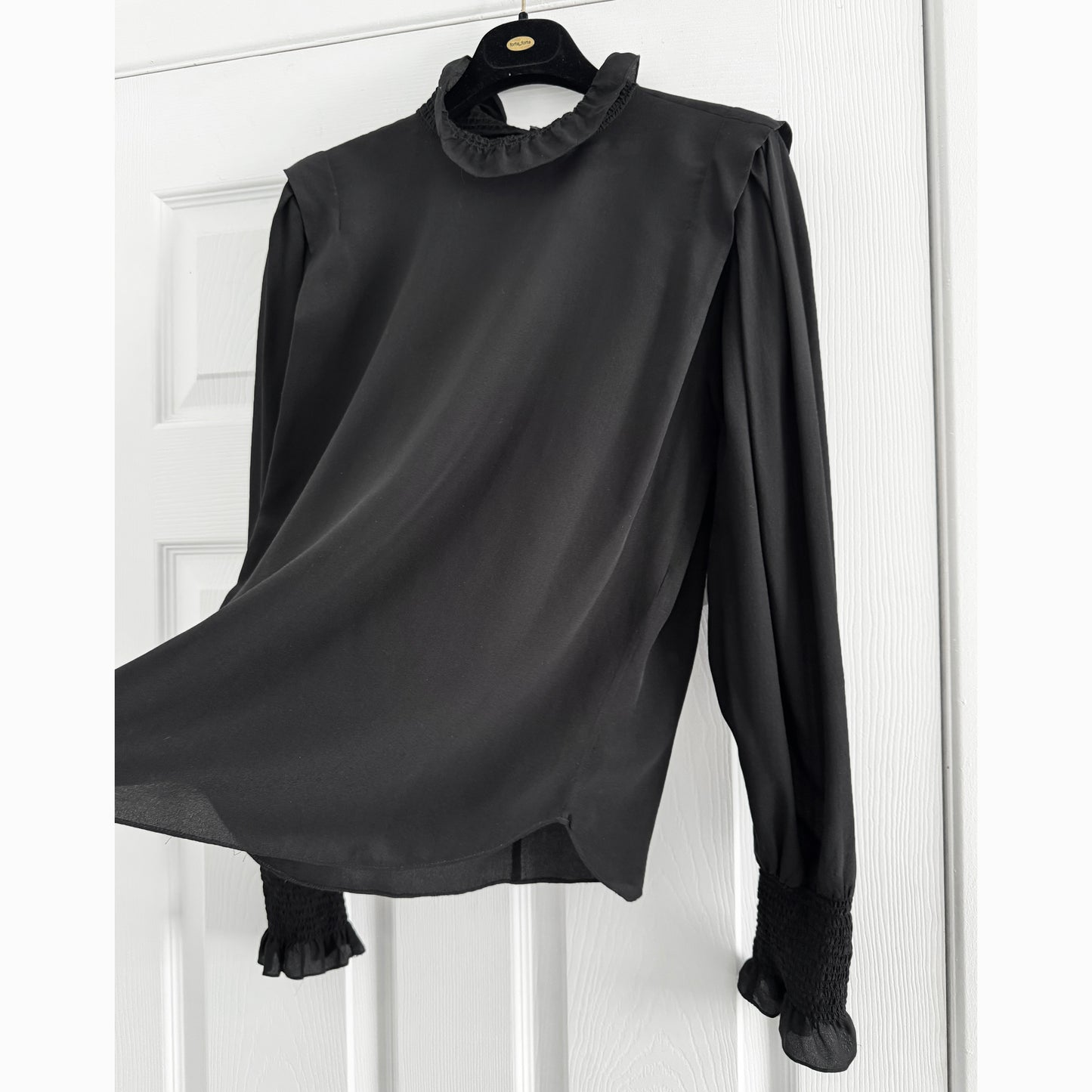 Isabel Marant Etoile "Yoshi" Top in Black, size 34 (XS)