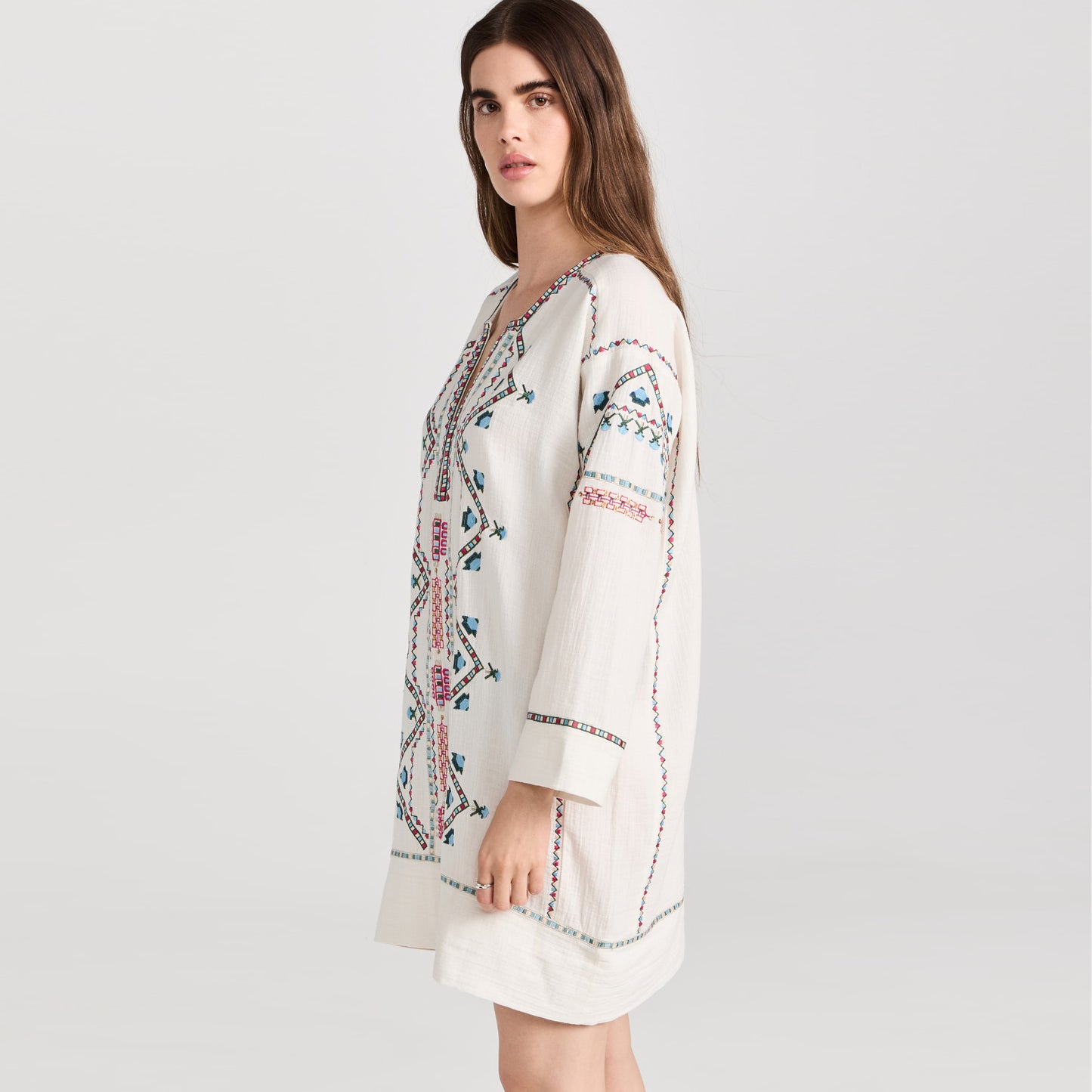 Isabel Marant "Chemsi" Embroidered Dress, size 42 (fits L-XL)