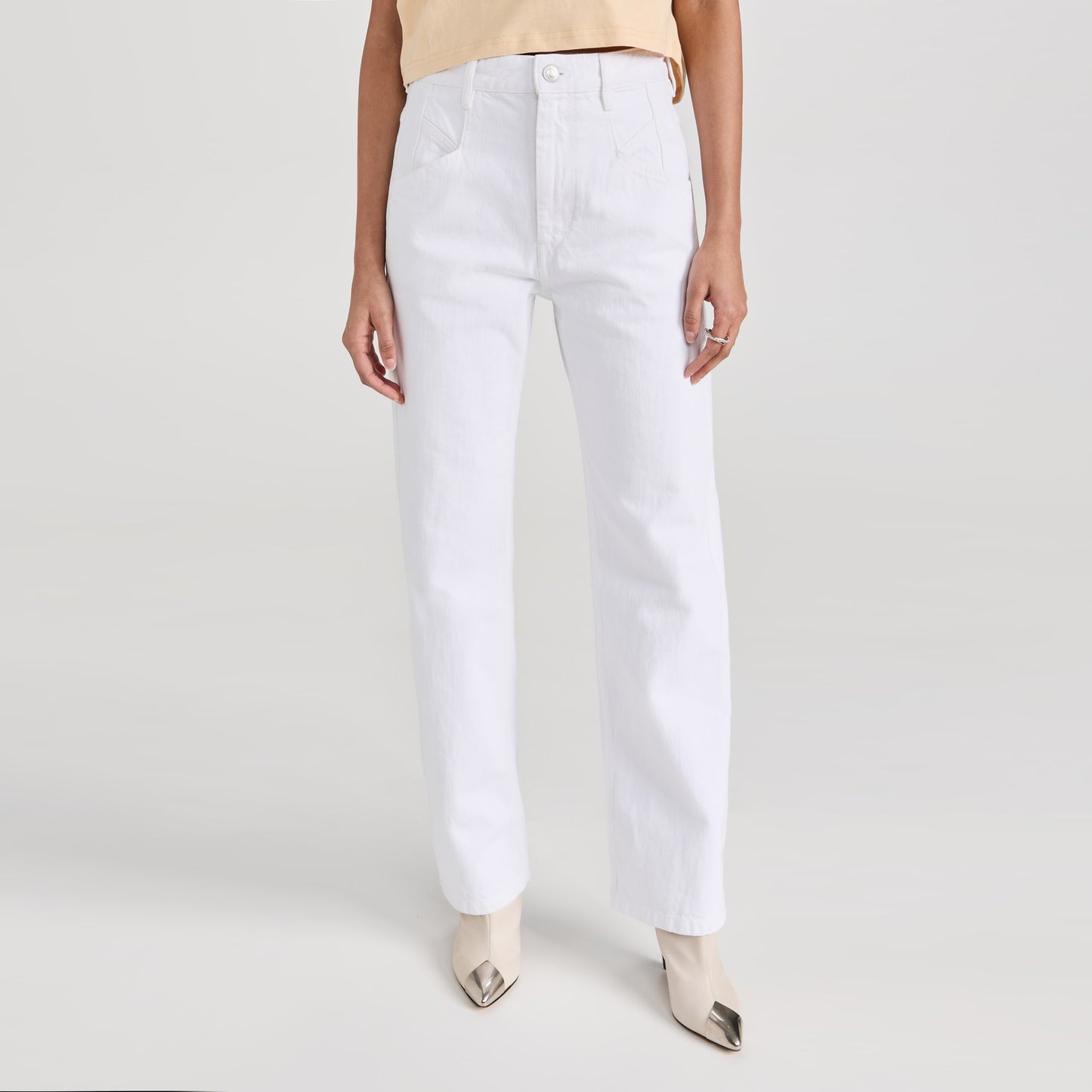 Isabel Marant "Nadege" Jeans in White, size 34