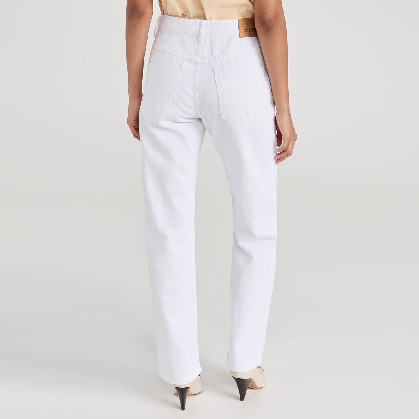 Isabel Marant "Nadege" Jeans in White, size 34